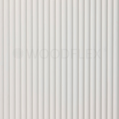WOODFLEX WHITE PRIMED FLEXIBLE - HALF ROUND 27 - 2700mm X 600mm