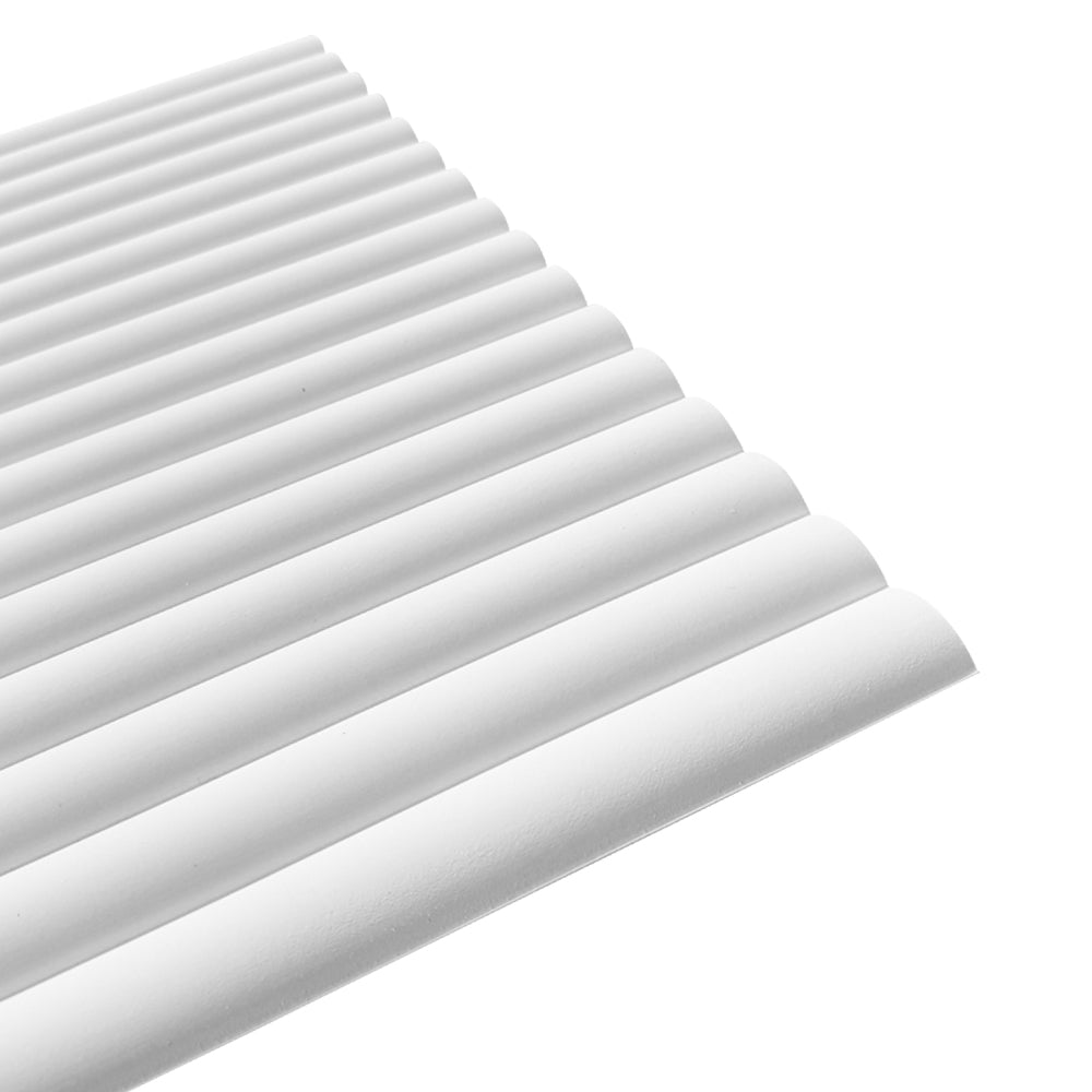 WOODFLEX WHITE PRIMED FLEXIBLE - HALF ROUND 37 - 2700mm x 600mm