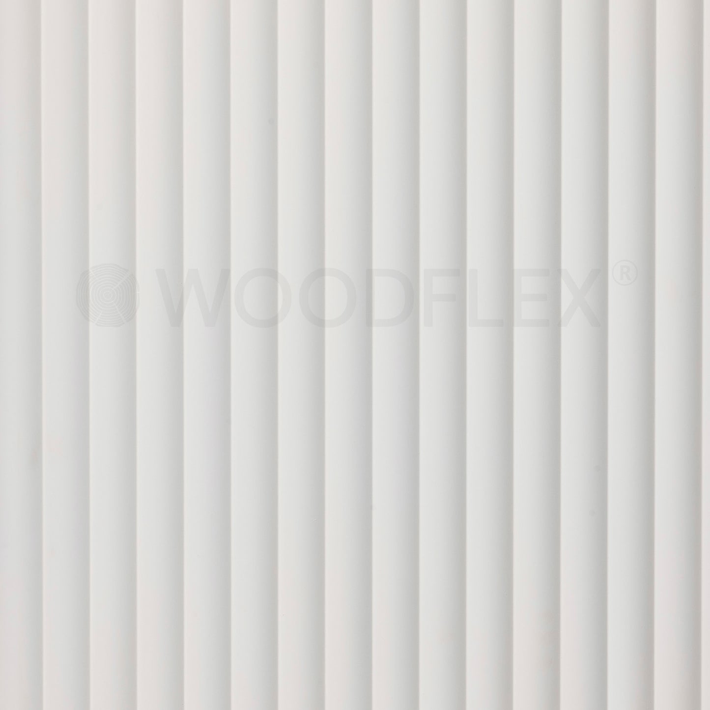 WOODFLEX WHITE PRIMED FLEXIBLE - HALF ROUND 37 - 2700mm x 600mm
