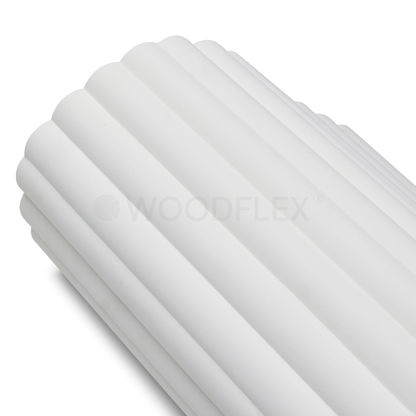 WOODFLEX WHITE PRIMED FLEXIBLE - HALF ROUND 37 - 2700mm x 600mm