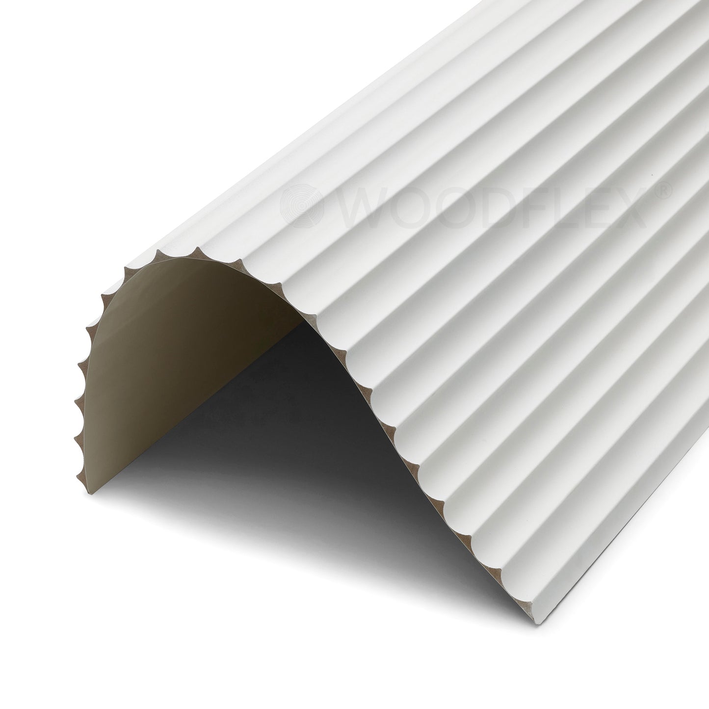 WOODFLEX WHITE PRIMED FLEXIBLE - WAVE 30 - 2700mm x 600mm