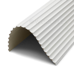 WOODFLEX WHITE PRIMED FLEXIBLE - WAVE 30 - 2700mm x 600mm