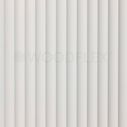 WOODFLEX WHITE PRIMED FLEXIBLE - WAVE 46 - 2700mm x 600mm