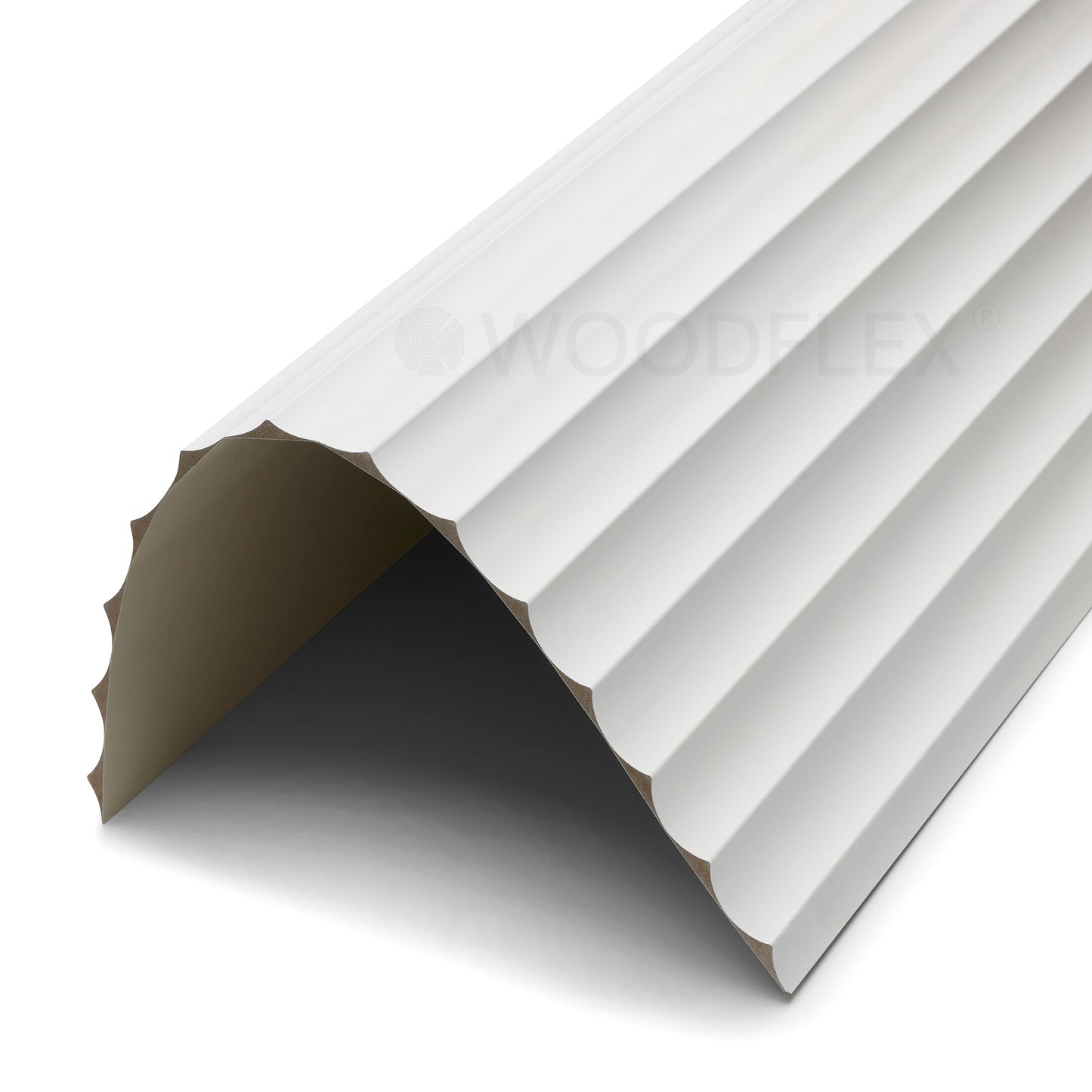 WOODFLEX WHITE PRIMED FLEXIBLE - WAVE 46 - 2700mm x 600mm