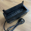 In Desk Cable Management Cubby Power, USB, HDMI & Data Box - 26.5cm -  Black