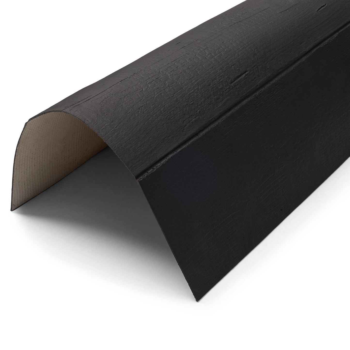 WOODFLEX  Flexible SOFT STONE PANEL - CHARCOAL BURNT WOOD - Black - 2700 x 600mm