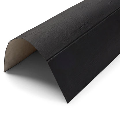 WOODFLEX  Flexible SOFT STONE PANEL - CHARCOAL BURNT WOOD - Black - 2700 x 600mm