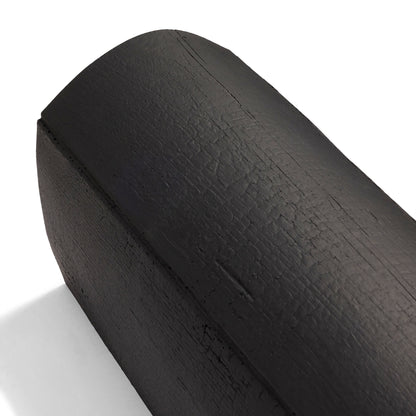 WOODFLEX  Flexible SOFT STONE PANEL - CHARCOAL BURNT WOOD - Black - 2700 x 600mm