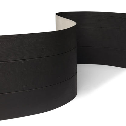 WOODFLEX  Flexible SOFT STONE PANEL - CHARCOAL BURNT WOOD - Black - 2700 x 600mm