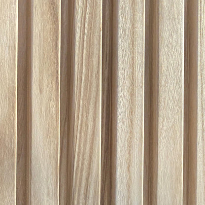 WOODFLEX Outdoor & Indoor Solid Hard Wood Slat Wall Ceiling Pool Fence Cladding - Paulownia - 2700mm x 545mm