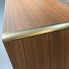 ANDERS Executive Desk Reversible Return 2.2M - Hazelnut & Beige
