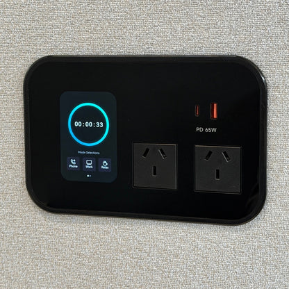 DUKE Single Seater Acoustic Office Silent Booth Pod - Silver