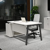 ASPEN Executive Desk Reversible 220-240cm - White & Black