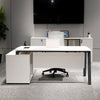 ASPEN Executive Desk Reversible 220-240cm - White & Black