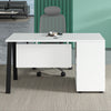 ASPEN Single Workstation 140cm - Reversible - White & Black
