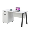 ASPEN Single Workstation 140cm - Reversible - White & Black