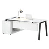 ASPEN Executive Desk Reversible 220-240cm - White & Black