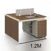 ANDERSON 2 People Back to Back Workstation 1.2M - Hazelnut & Beige