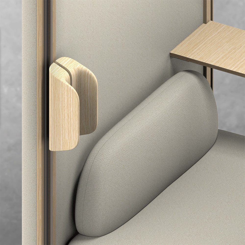 DUKE Single Seater Acoustic Office Silent Booth Pod - Aqua