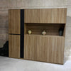 ADRIANO Display Unit  218cm - Light Brown