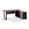 ADRIANO Executive Office Desk with Right Return 160-180cm - Light Brown