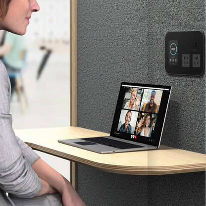 DUKE Single Seater Acoustic Office Silent Booth Pod - Orange