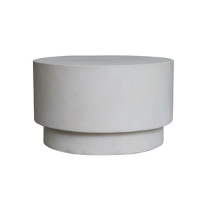 ROCCO Indoor & Outdoor Coffee Table 60cm - White Concrete