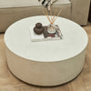 ROCCO Indoor & Outdoor Coffee Table 80cm - White Concrete