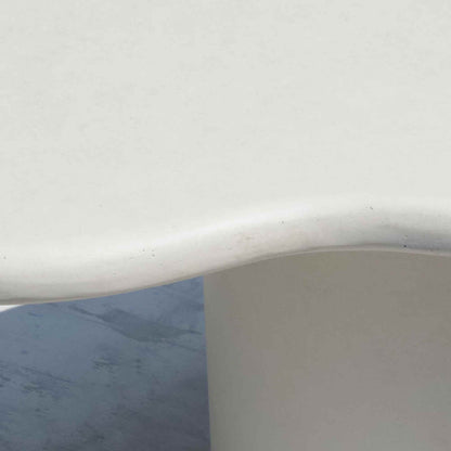 ROCCO Indoor & Outdoor Coffee Table 87cm - White Concrete