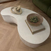 ROCCO Indoor & Outdoor Coffee Table 123cm - White Concrete