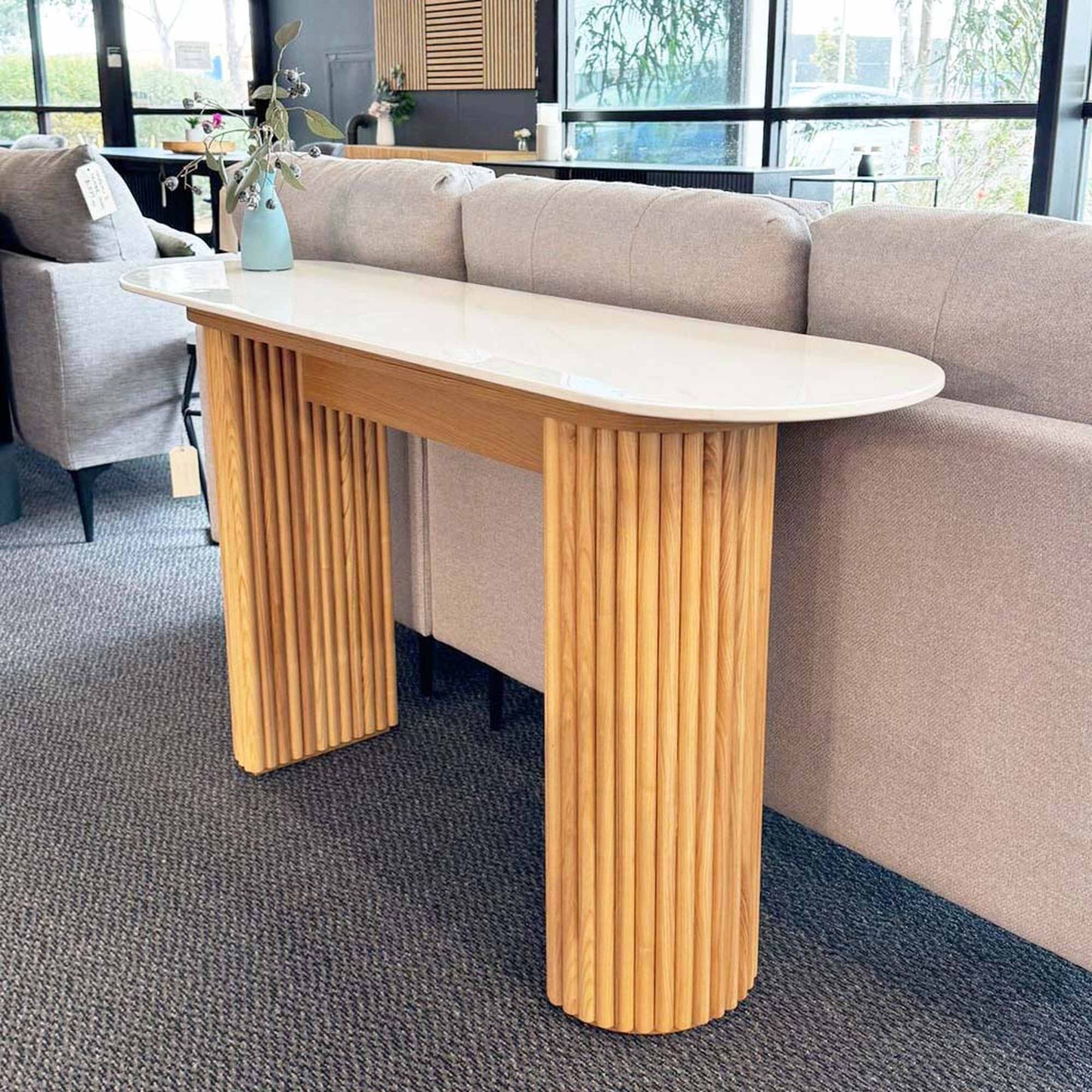 FLEUR Console Table 140cm - Oak