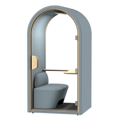 DUKE Single Seater Acoustic Office Silent Booth Pod - Aqua