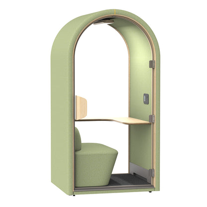 DUKE Single Seater Acoustic Office Silent Booth Pod - Green