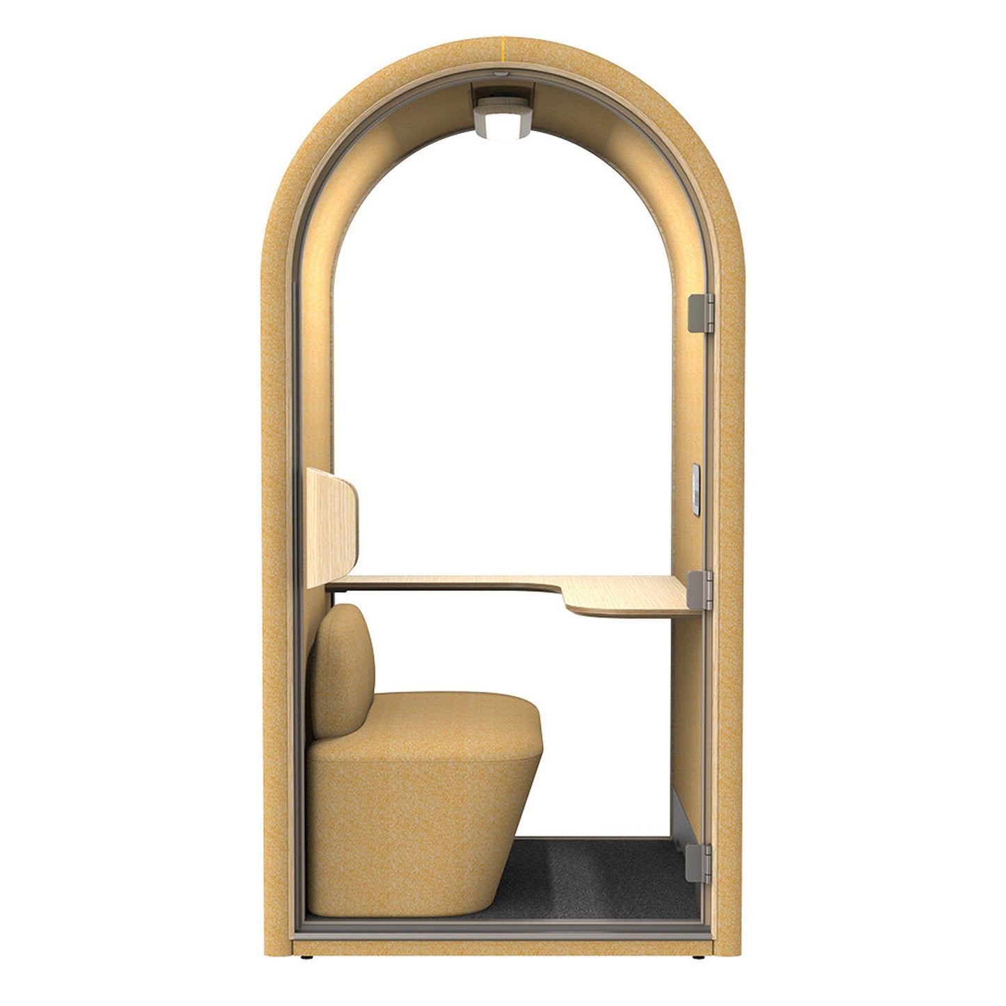 DUKE Single Seater Acoustic Office Silent Booth Pod - Yellow