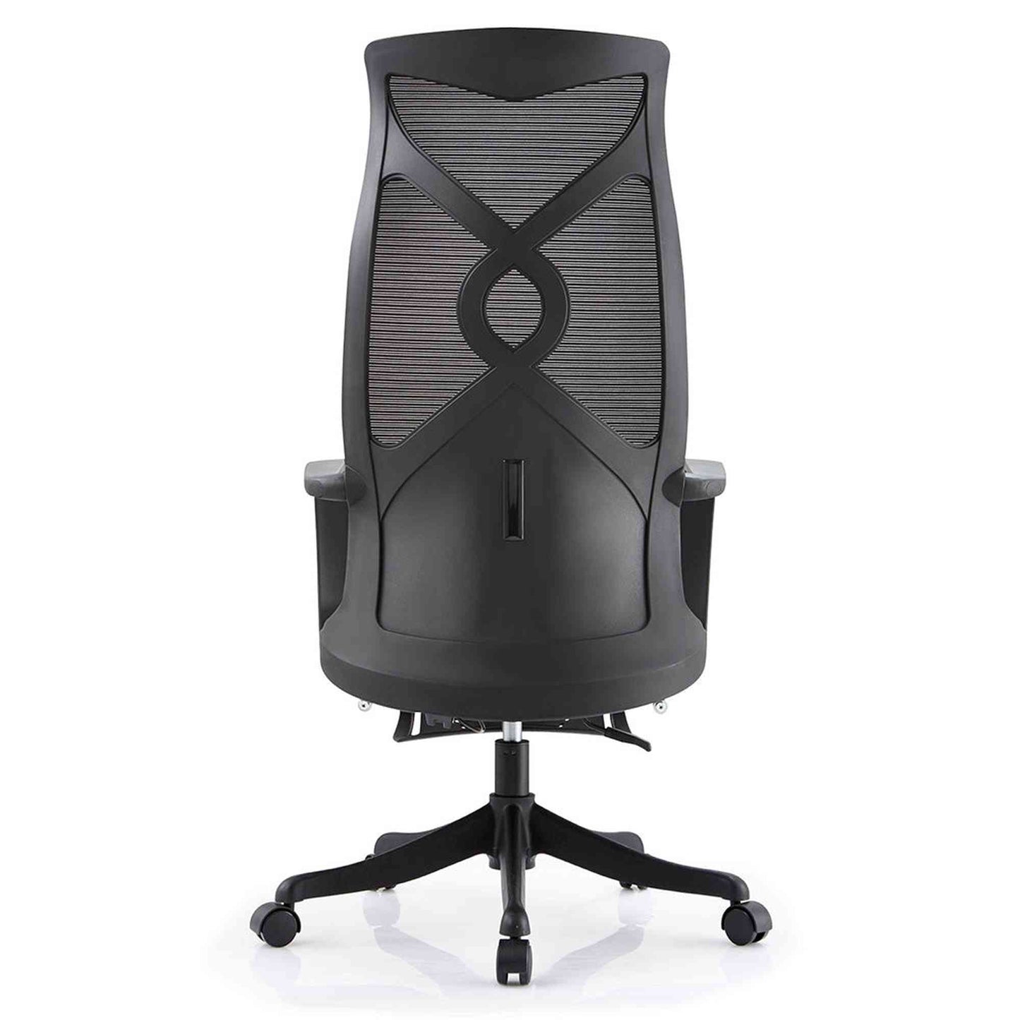 Murry  High Back Office Chair with Retractable Footrest - Black