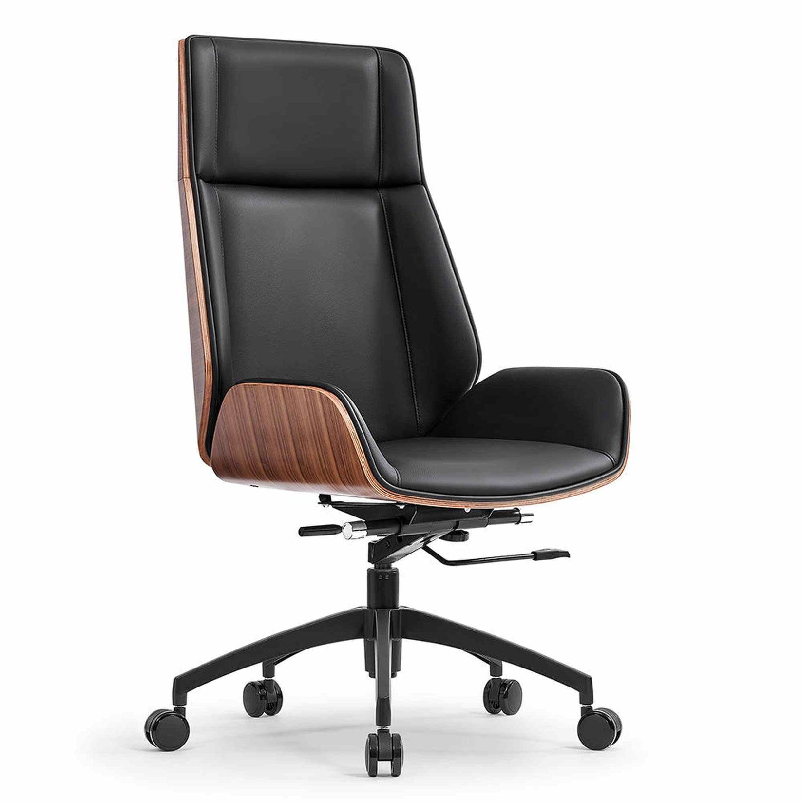 Executive office chair high back leather