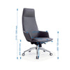 CRUZ High Back Office Chair - Black