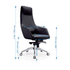 QUINN High Back Office Chair - Black