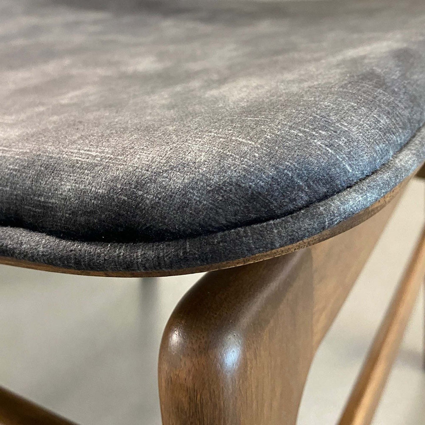 HEATH Dining Chair - Walnut & Charcoal