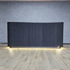 HALO Reception Desk 240cm - Black