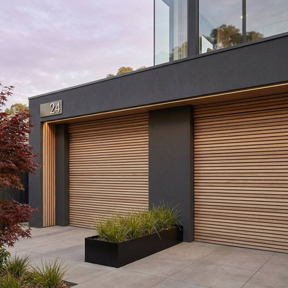 WOODFLEX Outdoor & Indoor Solid Hard Wood Slat Wall Ceiling Pool Fence Cladding - Paulownia - 2700mm x 545mm