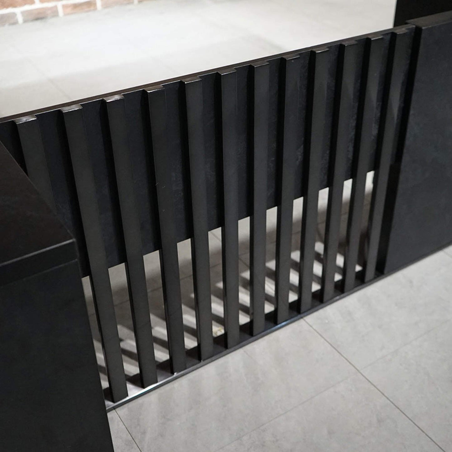 DAXTON Executive Desk with Left Return with Lift 200cm - Black