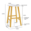 Hetty Counter Stool - Black Ash Veneer