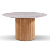 BLANCHE Dining Table 120cm - Marble Stone