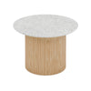 BLANCHE Side Table 60cm - Terrazzo Stone