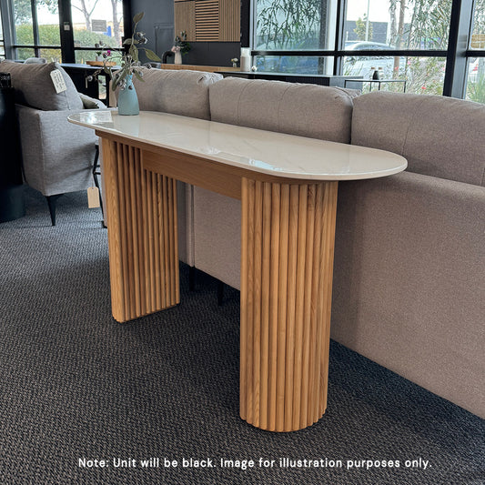 FLEUR Console Table 140cm - Black