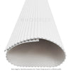 WOODFLEX WHITE PRIMED FLEXIBLE - HALF ROUND 27 - 2700mm X 600mm