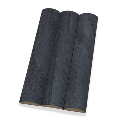 WOODFLEX FLEXIBLE HALF ROUND 37mm BLACK OAK - SAMPLE