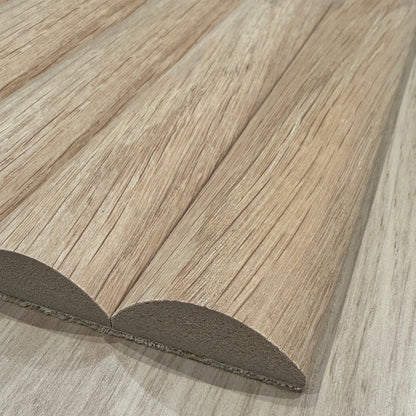 WOODFLEX FLEXIBLE HALF ROUND 37mm OAK - SAMPLE