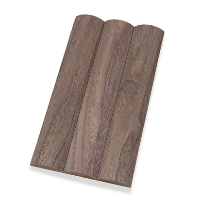 WOODFLEX FLEXIBLE HALF ROUND 37mm WALNUT - SAMPLE